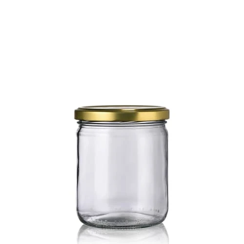 Little Pots 12 Bocaux économiques Hermétiques Stérilisables 446ml + Couvercles Or 4 Little Pots 12 Bocaux économiques Hermétiques Stérilisables 446ml + Couvercles Or – Image 2