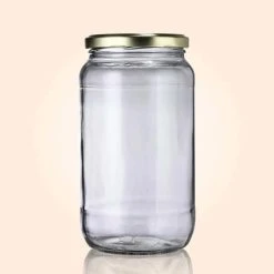 Maisons Du Monde Boutique -Maisons Du Monde Boutique 6 bocaux economiques hermetiques sterilisables 1062ml couvercles or 1