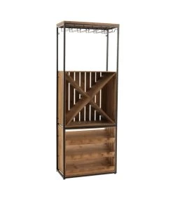 CALICOSY Armoire Bar Pour Les Verres Et Bouteilles En Bois Et Métal Noir 10 CALICOSY Armoire Bar Pour Les Verres Et Bouteilles En Bois Et Métal Noir -Maisons Du Monde Boutique armoire bar pour les verres et bouteilles en bois et metal noir 2