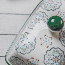 Table Passion Beurrier (1 Modèle Aléatoire) En Grès Multicolore -Maisons Du Monde Boutique beurrier 1 modele aleatoire en gres multicolore 2