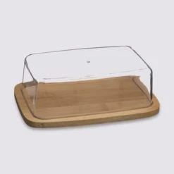 Five Simply Smart Beurrier En Bambou Et Plastique -Maisons Du Monde Boutique beurrier en bambou et plastique 2