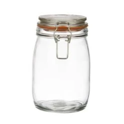 Vogue Bocal à Conserves à Clip En Verre 1 L