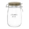 Maisons Du Monde Bocal à Légumes En Verre Et Métal Beige - Lot De 2 -Maisons Du Monde Boutique bocal a legumes en verre et metal beige 1000 4 19 224863 1
