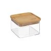 Five Simply Smart Bocal Cuisine Carré En Plastique Avec Bouchon Bambou - 0.5L -Maisons Du Monde Boutique bocal cuisine carre en plastique avec bouchon bambou 0 5l