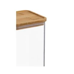 Five Simply Smart Bocal Cuisine Carré En Plastique Avec Bouchon Bambou - 1.5L -Maisons Du Monde Boutique bocal cuisine carre en plastique avec bouchon bambou 1 5l 2