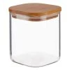 Wadiga Bocal Cuisine En Verre Avec Bouchon Hermétique Bambou 880ml -Maisons Du Monde Boutique bocal cuisine en verre avec bouchon hermetique bambou 880ml