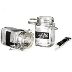 Wadiga Bocal De Cuisine En Verre Avec étiquette H11,6cm -Maisons Du Monde Boutique bocal de cuisine en verre avec etiquette h11 6cm 2