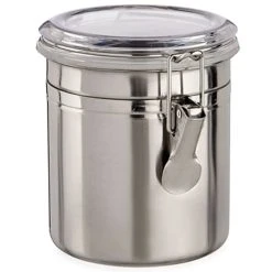 Wadiga Bocal De Cuisine Hermétique Inox Couvercle Clip 720ml