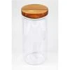 Yoko Design Bocal En Verre Borosilicate, Couvercle Bois Acacia 1900 Ml -Maisons Du Monde Boutique bocal en verre borosilicate couvercle bois acacia 1900 ml