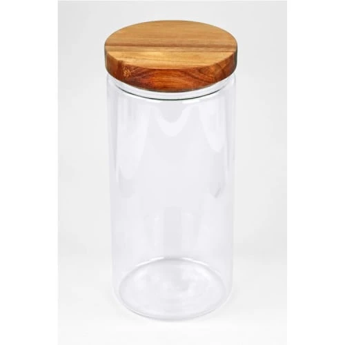 Yoko Design Bocal En Verre Borosilicate, Couvercle Bois Acacia 1900 Ml 3 Yoko Design Bocal En Verre Borosilicate, Couvercle Bois Acacia 1900 Ml