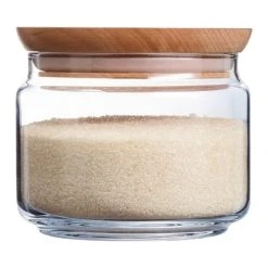 Luminarc Bocal En Verre Couvercle Bois 0,5L -Maisons Du Monde Boutique bocal en verre couvercle bois 0 5l 3