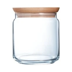 Luminarc Bocal En Verre Couvercle Bois 0,75L -Maisons Du Monde Boutique bocal en verre couvercle bois 0 75l 3