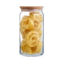 Luminarc Bocal En Verre Couvercle Bois 1,5L -Maisons Du Monde Boutique bocal en verre couvercle bois 1 5l 2