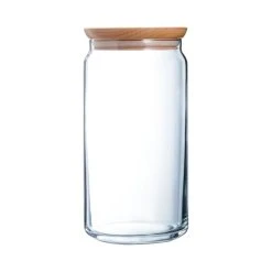Luminarc Bocal En Verre Couvercle Bois 1,5L -Maisons Du Monde Boutique bocal en verre couvercle bois 1 5l 3