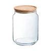Luminarc Bocal En Verre Couvercle Bois 2L -Maisons Du Monde Boutique bocal en verre couvercle bois 2l