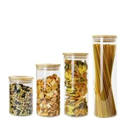 Yoko Design Bocal En Verre Fermeture Par Pression 1000ml