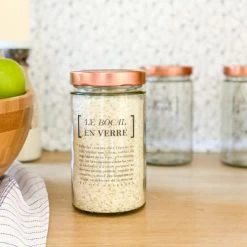 Little Pots Bocal En Verre Moderne Sérigraphié 720ml -Maisons Du Monde Boutique bocal en verre moderne serigraphie 720ml 2