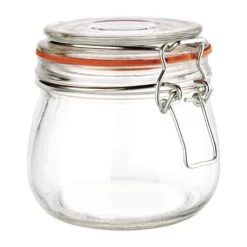 Vogue Bocal En Verre Pour Conserves à Clip 500 Ml