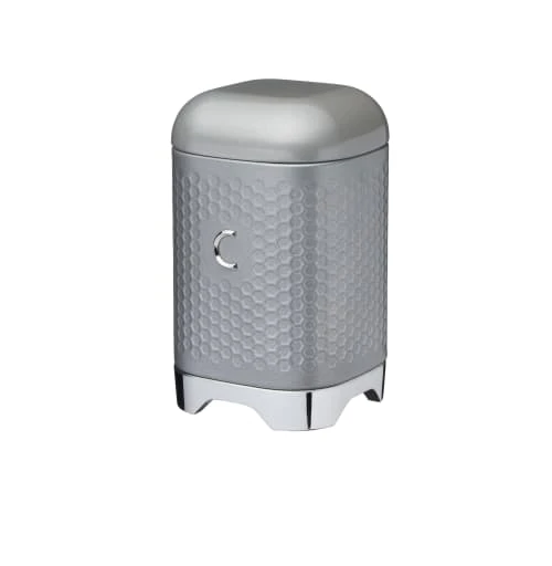Lovello Boîte à Café Rétro En Inox Gris 3 Lovello Boîte à Café Rétro En Inox Gris