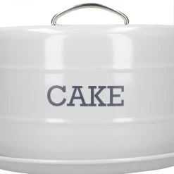 Living Nostalgia Boîte à Gâteaux Hermétique Vintage En Acier Carbone Gris -Maisons Du Monde Boutique boite a gateaux hermetique vintage en acier carbone gris 5