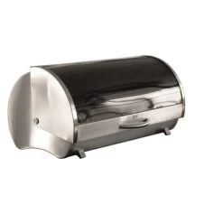 GEFU Boîte à Pain En Acier Inoxydable Argent