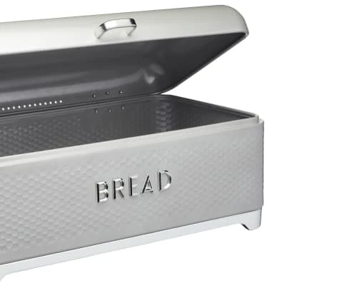 Lovello Boîte à Pain Rétro En Inox Gris 8 Lovello Boîte à Pain Rétro En Inox Gris – Image 6