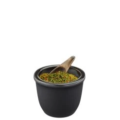 GEFU Boîte à Sel Et à épices Noir En Céramique Noir -Maisons Du Monde Boutique boite a sel et a epices noir en ceramique noir 2