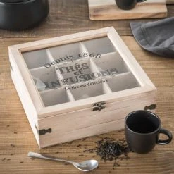 Maisons Du Monde Boîte à Thé Imprimée -Maisons Du Monde Boutique boite a the imprimee 1000 16 17 169880 4