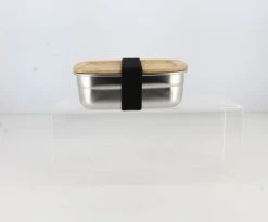 Menastyl Boîte Hermétique Avec Couvercle En Inox Et Bambou 500 Ml -Maisons Du Monde Boutique boite hermetique avec couvercle en inox et bambou 500 ml 4