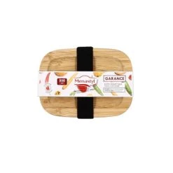 Menastyl Boîte Hermétique Avec Couvercle En Inox Et Bambou 500 Ml -Maisons Du Monde Boutique boite hermetique avec couvercle en inox et bambou 500 ml 5