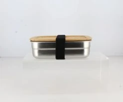 Menastyl Boîte Hermétique Avec Couvercle En Inox Et Bambou 800 Ml -Maisons Du Monde Boutique boite hermetique avec couvercle en inox et bambou 800 ml 4