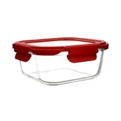 Menastyl Boîte Hermétique Carré 500mL En Verre