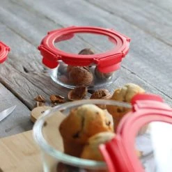 Menastyl Boîte Hermétique Ronde 640mL En Verre -Maisons Du Monde Boutique boite hermetique ronde 640ml en verre 2