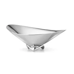 Georg Jensen Bol à Vagues En Acier Inoxydable D21cm