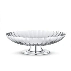 Georg Jensen Bol Avec Socle En Acier D28cm