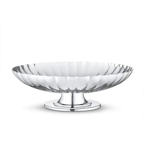 Georg Jensen Bol Avec Socle En Acier D28cm 3 Georg Jensen Bol Avec Socle En Acier D28cm