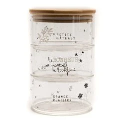 Amadeus Bonbonnière 3 Niveaux En Verre Transparent