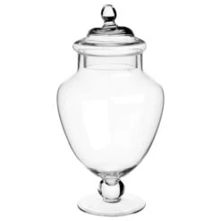 Five Simply Smart Bonbonnière En Verre Avec Couvercle - 15.5x15.5x30.5cm