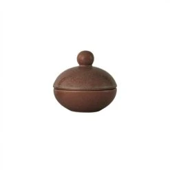 OYOY Living Design Bonbonnière Marron En Grès Ø8xH7,2 Cm
