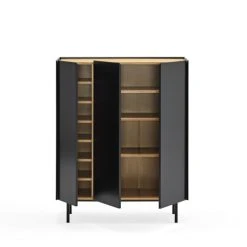 TEULAT Casier à Bouteilles En Bois Noir -Maisons Du Monde Boutique casier a bouteilles en bois noir 2