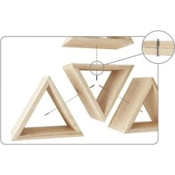 Astigarraga Casier à Bouteilles Triangulaire En Pin Prisma -Maisons Du Monde Boutique casier a bouteilles triangulaire en pin prisma 3