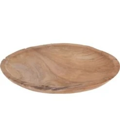Wadiga Centre De Table En Bois De Teck D38cm