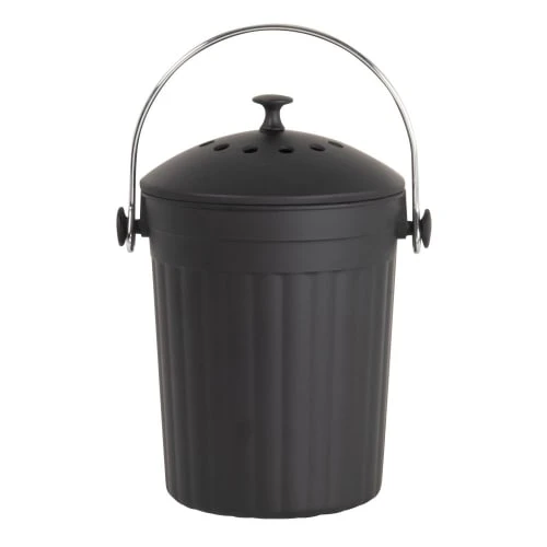 Maisons Du Monde Compost En Bambou, Fibre De Maïs Et Mélamine Noirs 3 Maisons Du Monde Compost En Bambou, Fibre De Maïs Et Mélamine Noirs