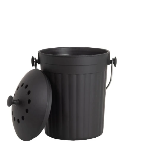 Maisons Du Monde Compost En Bambou, Fibre De Maïs Et Mélamine Noirs 4 Maisons Du Monde Compost En Bambou, Fibre De Maïs Et Mélamine Noirs – Image 2