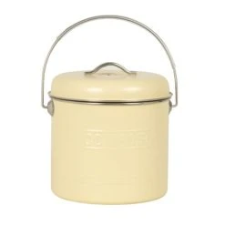 Maisons Du Monde Compost En Métal Jaune Clair