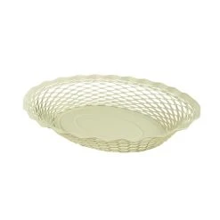 Table Passion Corbeille à Pain 25x18 Cm En Inox Beige