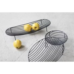 Serax Corbeille Noire 20x20 H6cm -Maisons Du Monde Boutique corbeille noire 20x20 h6cm 1