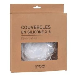 Maisons Du Monde Couvercle Alimentaire Transparent (x6)