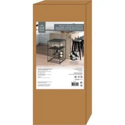 The Home Deco Factory Desserte Métal Avec Porte Bouteilles -Maisons Du Monde Boutique desserte metal avec porte bouteilles 3