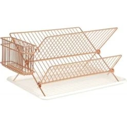 Pt Living Egouttoir à Vaisselle En Métal Rack Cuivré 12 Pt Living Egouttoir à Vaisselle En Métal Rack Cuivré -Maisons Du Monde Boutique egouttoir a vaisselle en metal rack cuivre 4